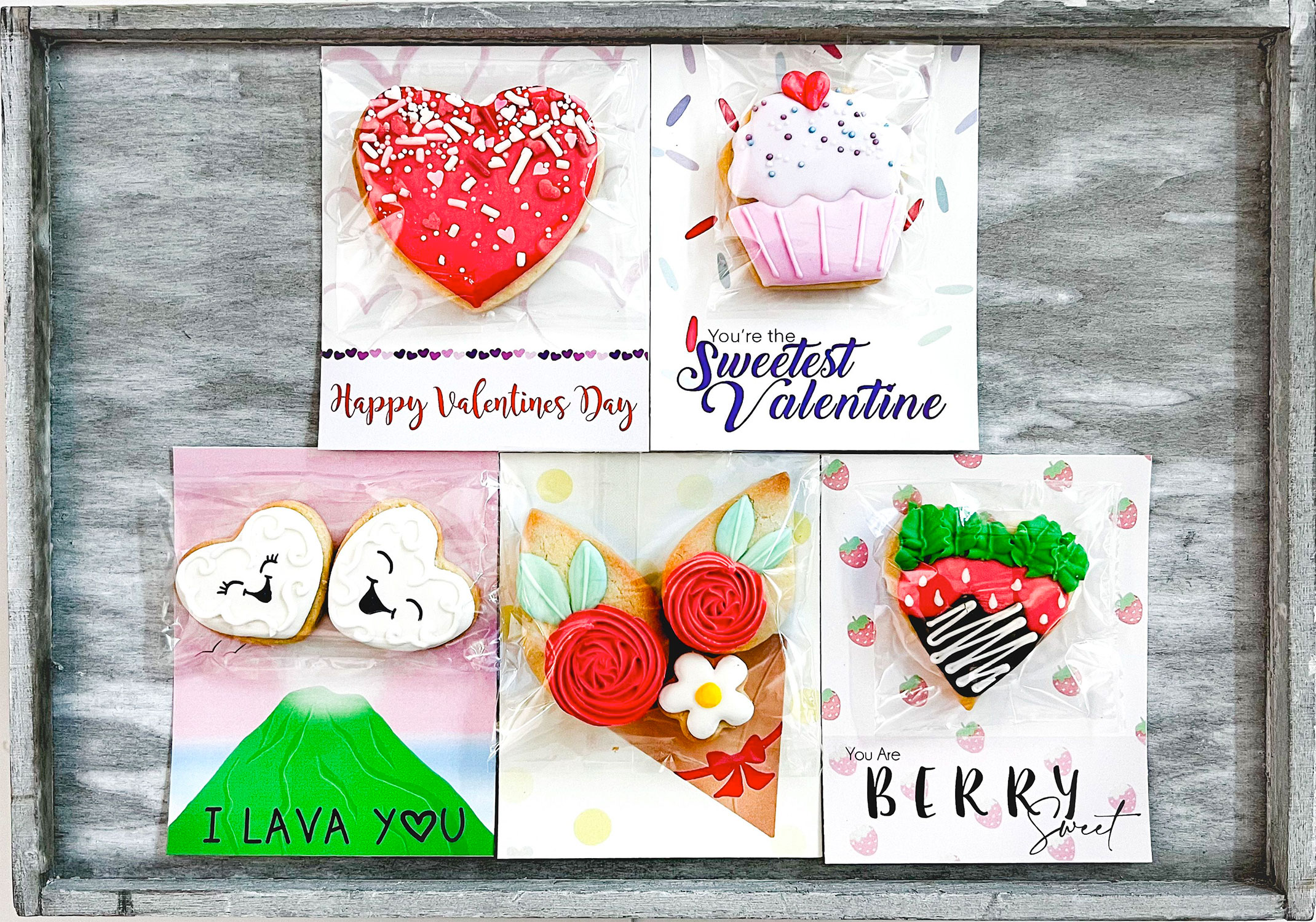 Valentine's Day Cookie Cards – A Cake Life