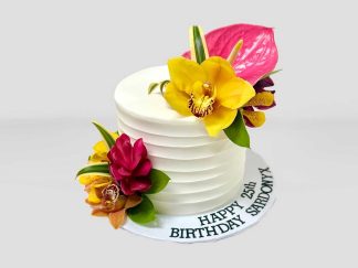 Fresh Floral Cake