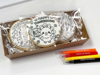 Thanksgiving Color Your Own Cookie Kits