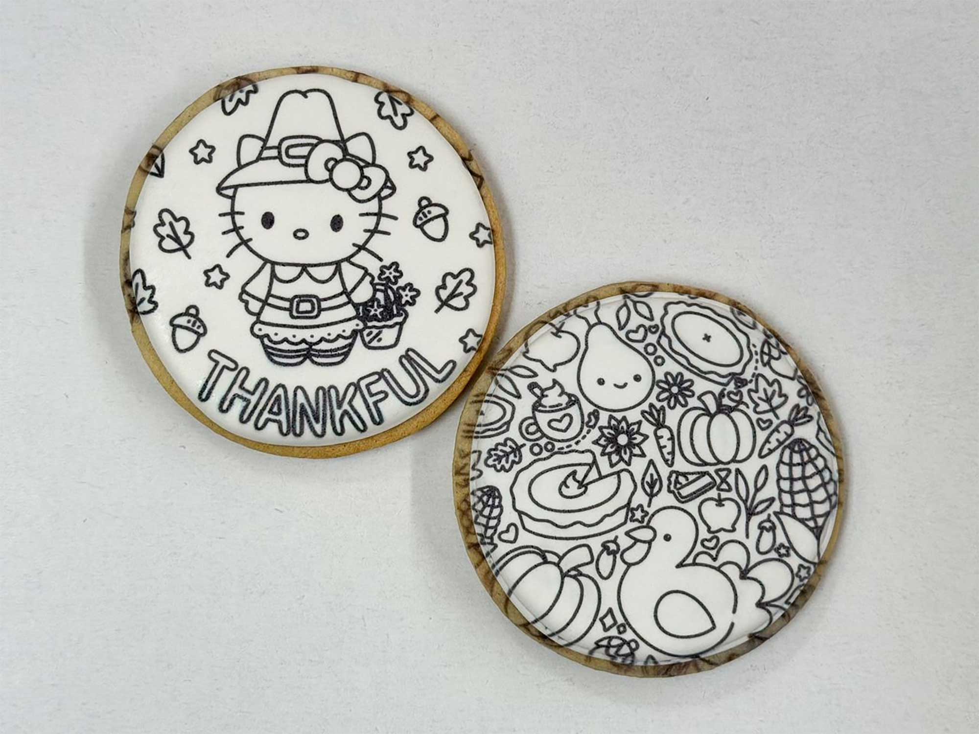 Thanksgiving Color Your Own Cookie Pairs - Image 4