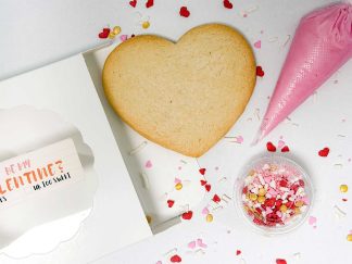 Single Cookie - Valentine Heart Sugar Cookie Kit