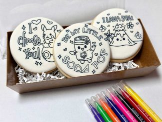 Valentine Color Your Own Cookie Kits